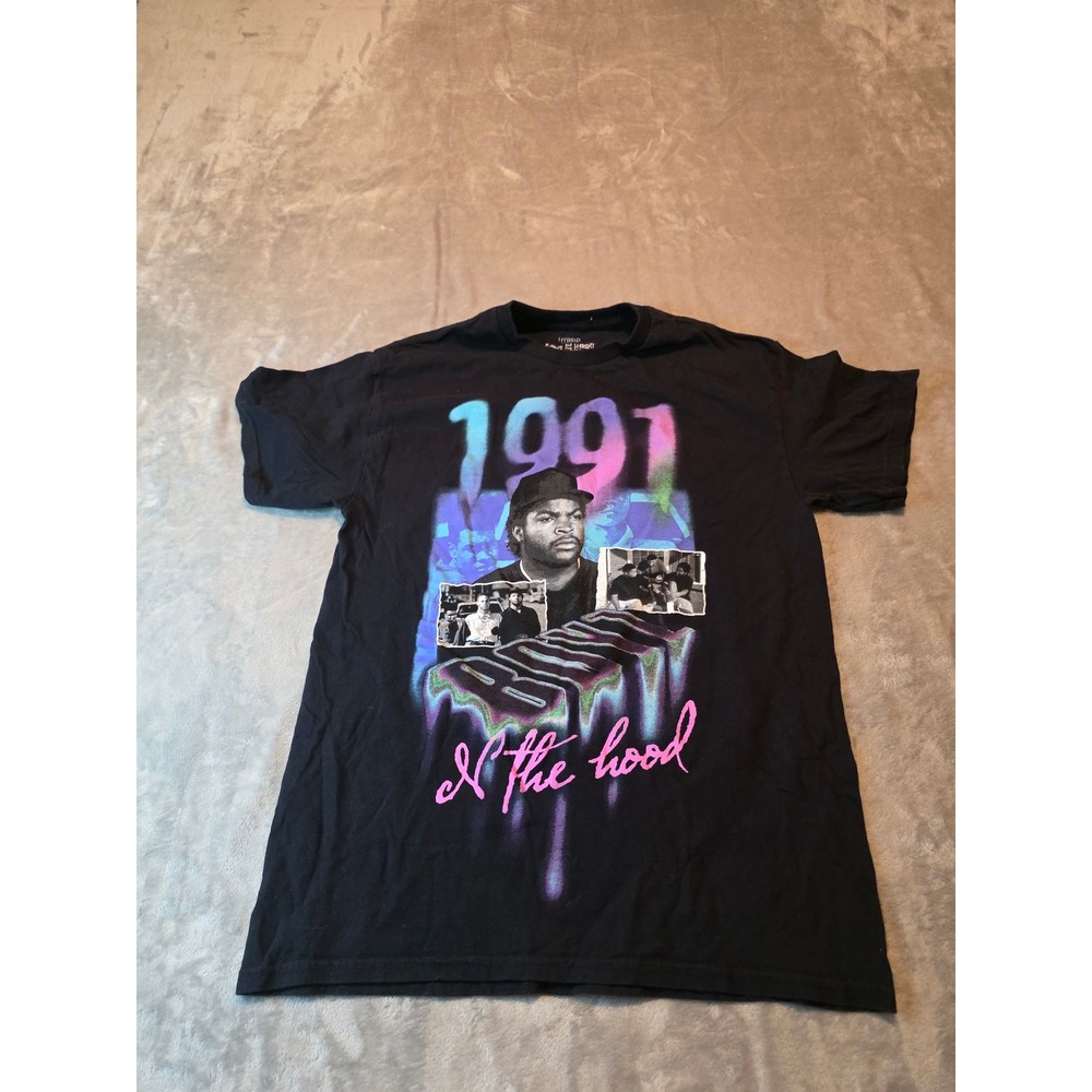 Hybrid Boyz N The Hood T-Shirt Mens Medium Black Ice Cube 1991 Movie Graphic